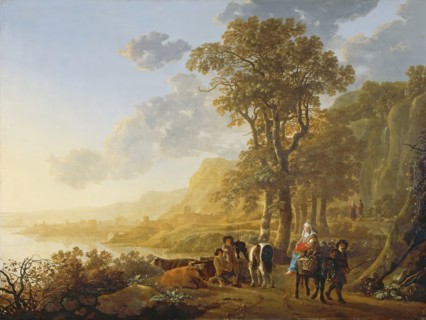 The Flight into Egypt, c1655. Creator: Aelbert Cuyp.