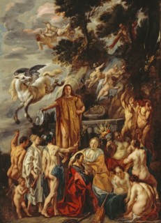 Allegory of the Poet, c1660. Creator: Jacob Jordaens.