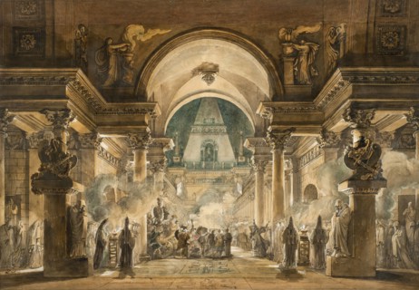The Funeral Procession of Agamemnon, 1787. Creator: Louis Jean Desprez.