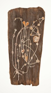 Bark Painting, 1900. Creator: Paddy Compass Namatbara.