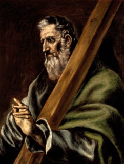 The Apostle St. Andrew, c1600. Creator: School of El Greco.