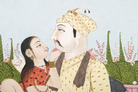 Muhammad Shah (reigned 1719-1748) and a Woman in Union (image 3 of 3), c1830. Creator: Unknown.
