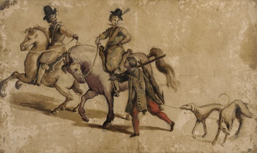 Riding Party, early 17th century. Creator: Unknown.