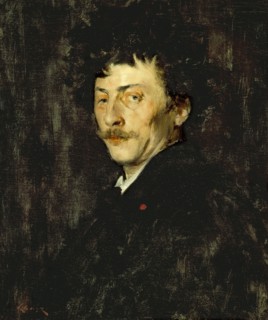 Pablo de Sarasate: Portrait of a Violinist, c1875. Creator: William Merritt Chase.
