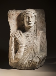 Funerary Bust from Palmyra, 3rd century. Creator: Unknown.