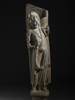 A Divine Garland Bearer (image 1 of 3), 2nd century. Creator: Unknown.