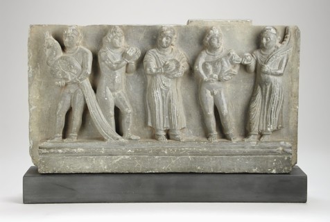 Stair-Riser Relief with Offering Scene, 2nd-3rd century. Creator: Unknown.