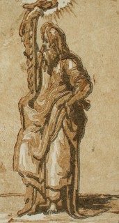 Saint Simon, between circa 1539 and circa 1540s. Creators: Parmigianino, Andrea Andreani.