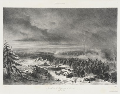 Episode de la Campagne de Russie - Salon de 1836, 1836. Creator: Auguste Raffet.
