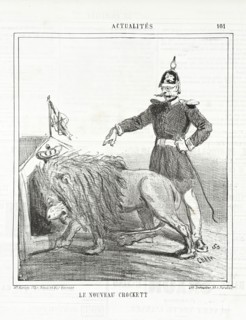 Le nouveau Crockett, 1864. Creator: Cham.
