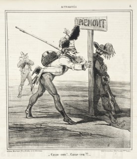Casse-Cou!...Casse-Cou!!!, 1859. Creator: Cham.