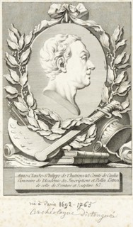 Portrait of Anne-Claude-Philippe de Thubieres, 1766. Creator: Claude Antoine Littret de Montigny.