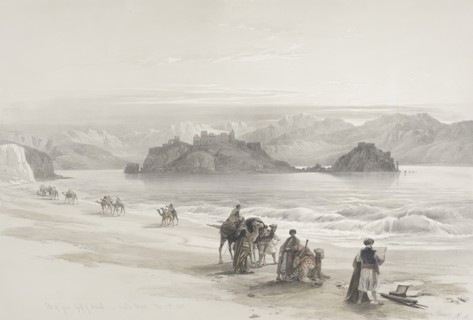 Isle of Graia, Gulf of Akabah, 1844. Creator: David Roberts.