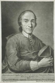 Portrait of Angelo Ruopelli, c1750. Creator: Francesco Zucchi.