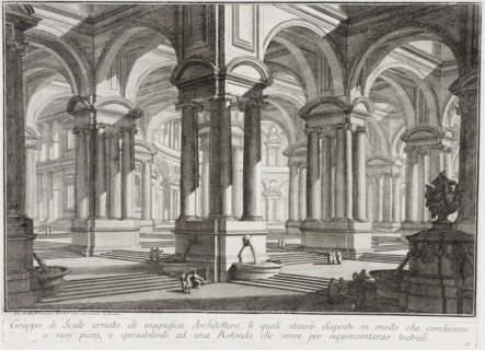 Magnificent Architectural Space, c1743. Creator: Giovanni Battista Piranesi.