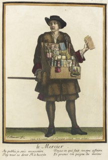 Recueil des modes de la cour de France, 'Le Mercier', after 1674. Creators: Jean-Baptiste Bonnart, Nicolas Bonnart.