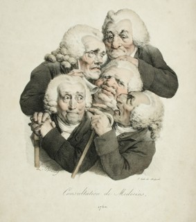 Consultation des Médécins, 1823. Creator: Louis Leopold Boilly.