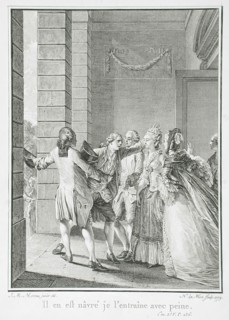 Il en est nâvré je l'entraîne avec peine, 1779. Creator: Noel Le Mire.