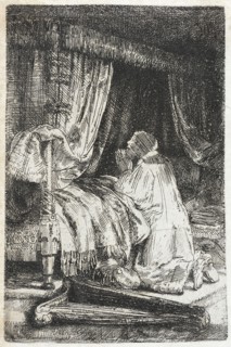 David in Prayer, 1652. Creator: Rembrandt Harmensz van Rijn.