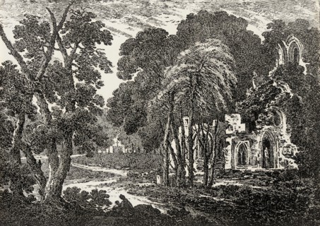 Abbaye en Ruine au milieu des Arbes, 1802/1806-1807. Creator: Richard Cooper.