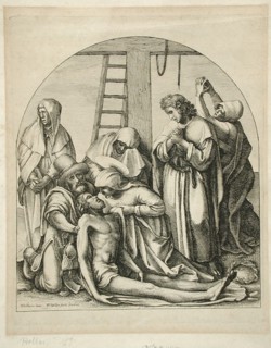Lamentation, 1640. Creator: Wenceslaus Hollar.