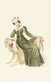 Fashion Plate (Trage De Mañana), 1824. Creator: Unknown.