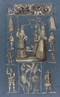 Collage, between 1690 and 1696. Creator: Unknown.
