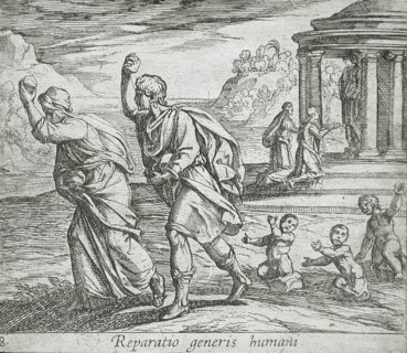 The Rebirth of Humankind, published 1606. Creators: Antonio Tempesta, Wilhelm Janson.