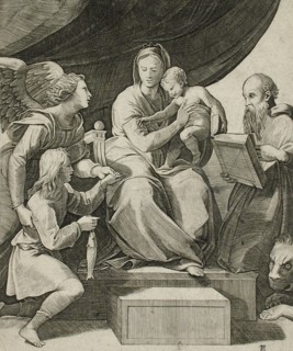 The Virgin of the Fish, 16th century. Creators: Marco Dente, Raphael.