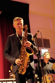 Dave O’Higgins, Darius Brubeck Quartet, Battle Jazz Festival, Battle, East Sussex, July 2023. Creator: Brian O'Connor.