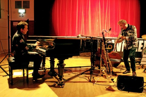 Jason Rebello – Tim Garland Duo, Battle Jazz Festival, East Sussex, July 2023. Creator: Brian O'Connor.
