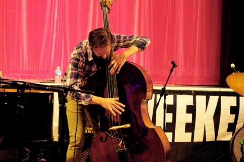 Matt Ridley, Darius Brubeck Quartet, Battle Jazz Festival, Battle, East Sussex, July 2023. Creator: Brian O'Connor.