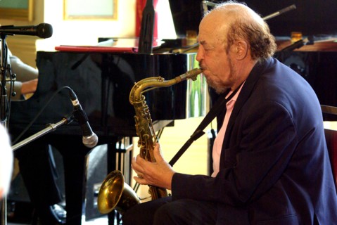 Danny Moss, Danny Moss Group, Brecon Jazz Festival, Powys, Wales, 2007. Creator: Brian O'Connor.