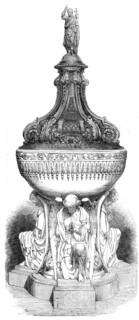 New Font for Witley Church, 1861. Creator: Unknown.