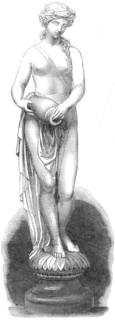 Figure of a nymph in the Royal Dairy, Windsor, by J. Thomas, 1861. Creator: Unknown.