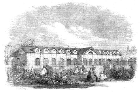 New Antelope House in the gardens of the Zoological Society, Regent's Park, 1861. Creator: Unknown.
