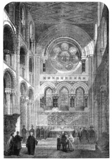 The Abbey Church of Waltham Holy Cross: the new East End, 1861. Creator: Unknown.