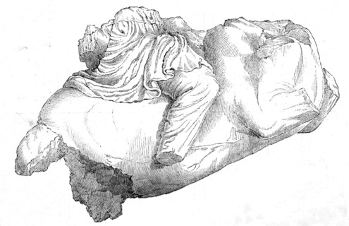 Remains (supposed) of an Amazon, 1861. Creators: John Jessop Hardwick, Unknown.