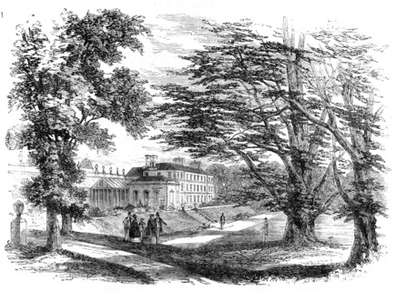 Worksop Manor, the Residence of Lord Foley, visited by His Royal Highness yesterday week, 1861. Creator: Unknown.