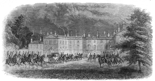 Arrival of the Prince at Clumber, 1861. Creator: Unknown.