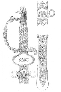 Sword of Honour presented to General M'Clellan by the City of Philadelphia, 1861. Creator: Unknown.