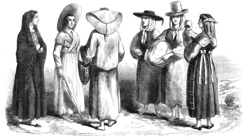 Types of Tuscan peasant-women, 1861. Creator: Unknown.
