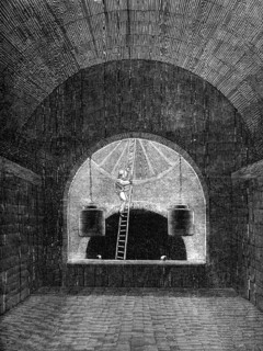 London Main Drainage: the Penstock Chamber at Old Ford, 1861. Creator: Unknown.