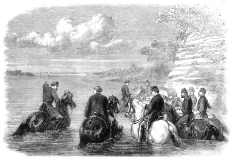 The Civil War in America: "My Reconnaissance with General Sickles in the Potomac..., 1861. Creator: Unknown.