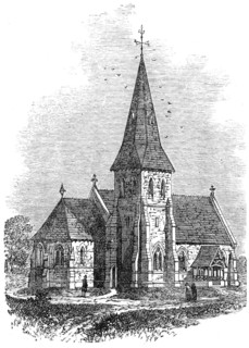 St. John's Church, Kingstone, Staffordshire, 1861. Creator: Unknown.