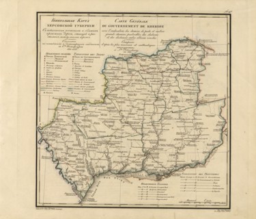 General Map of Kherson Province: Showing Postal and Major Roads, Stations and..., 1821. Creators: Vasilii Petrovich Piadyshev, Faleleef.