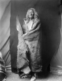 Black Eagle-Assiniboin, c1908. Creator: Edward Sheriff Curtis.