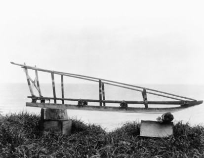 Sled, Nunivak, c1929. Creator: Edward Sheriff Curtis.