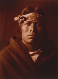 An Acoma man, c1904. Creator: Edward Sheriff Curtis.