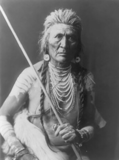 Wolf-Apsaroke, c1908. Creator: Edward Sheriff Curtis.